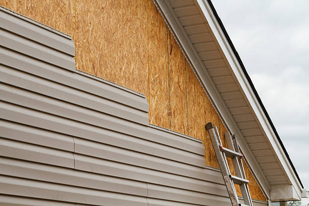 Professional Vinyl Siding technician working in Harrisville, WV